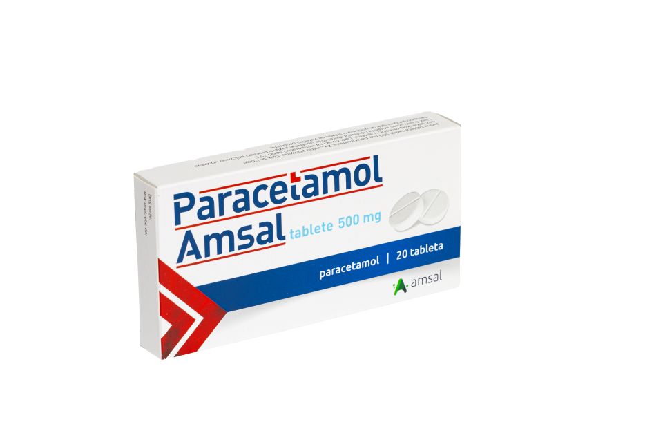 Paracetamol Amsal 20 tableta